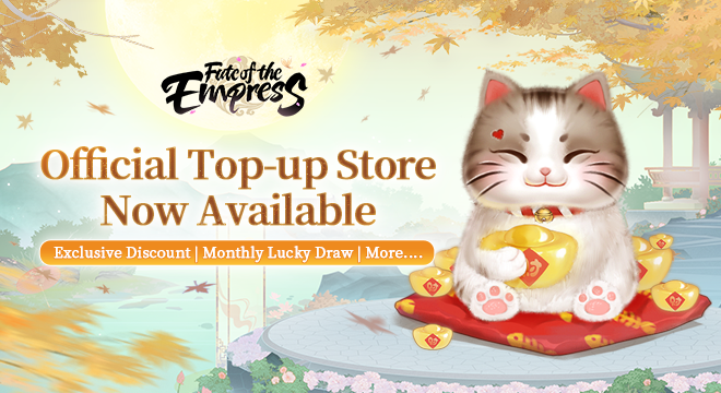 Fate of the Empress Official Top-up Store Is Now Available